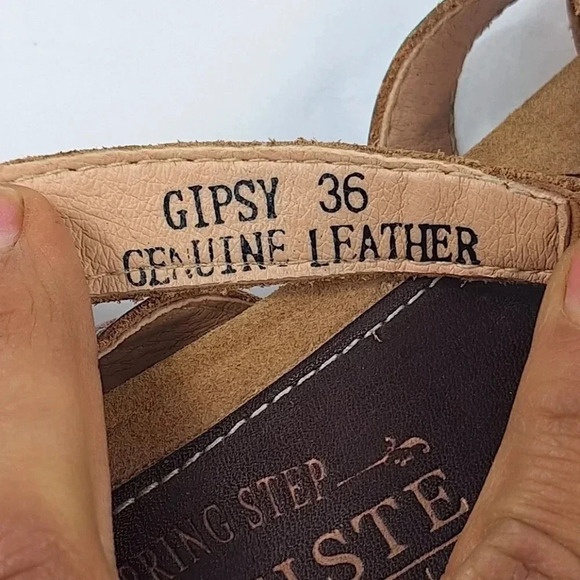L'ARTISTE Spring Step Gipsy Multicolor Genuine Leather 36 (US 5 1/2 to 6)Sandals - Picture 10 of 12